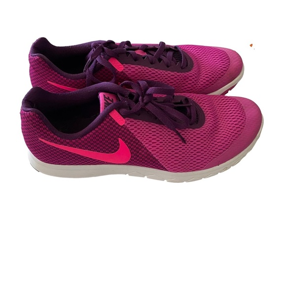 Nike Flex Experience RN 6 Womens 10 US Fire Hyper Pink Running Shoe 881805-601 - Picture 3 of 9